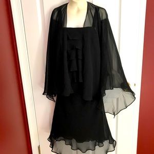 Audrey Celine black dress